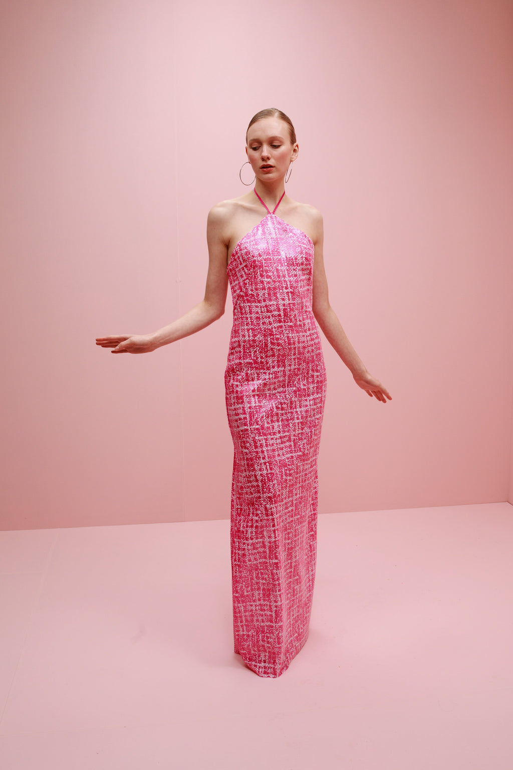 Serata Halter Dress
