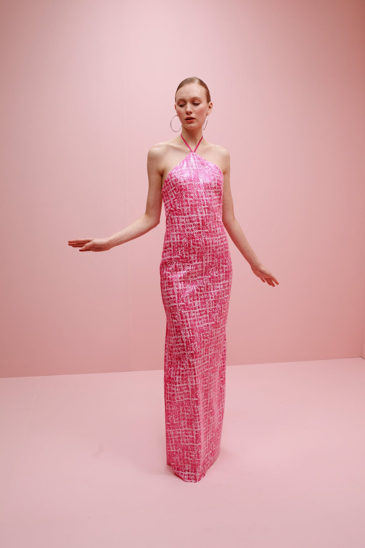 Serata Halter Dress