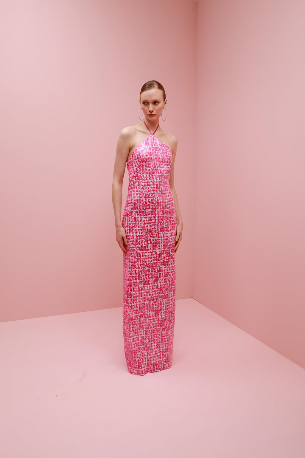 Serata Halter Dress