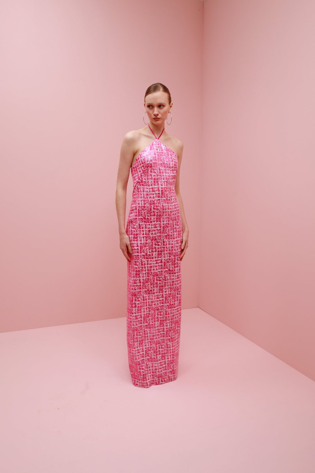 Serata Halter Dress