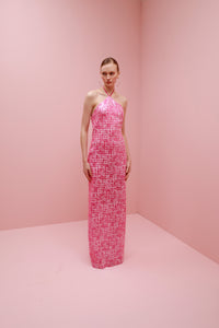 Serata Halter Dress