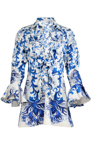 Cate Cotton Blue Dress