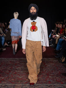 Bo Bear Cashmere Crewneck RTW LINGUA FRANCA NYC