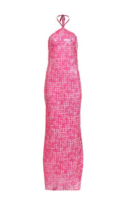 Serata Halter Dress
