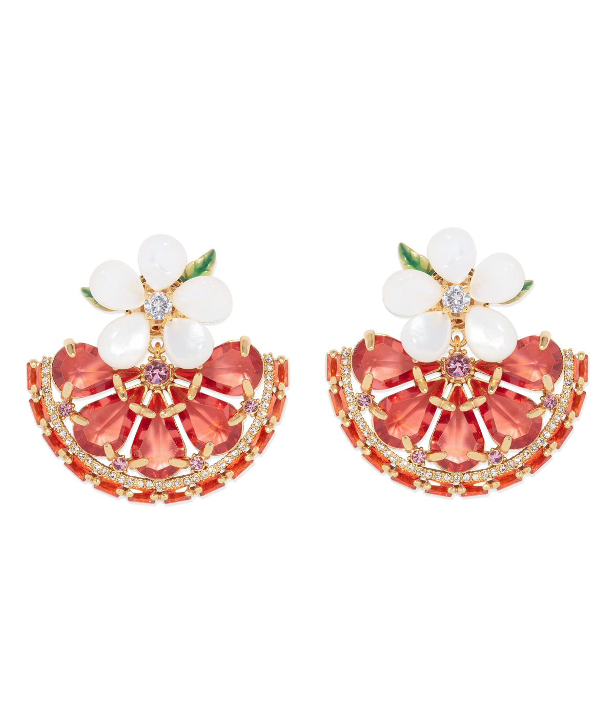 "Spritz Please" Orange Slice Earrings