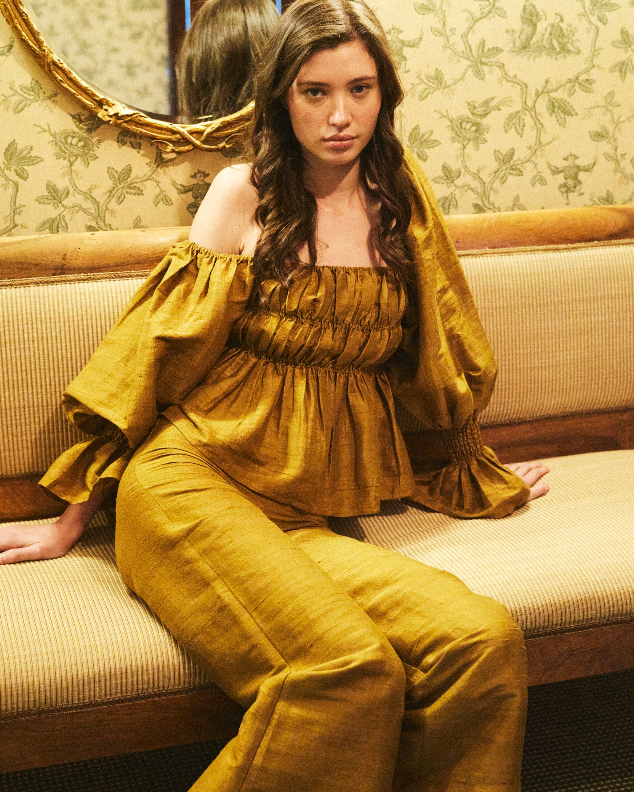 Libby Pant in Ochre