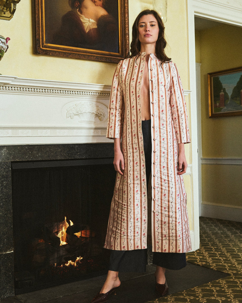 Jackie Opera Coat in Cherie