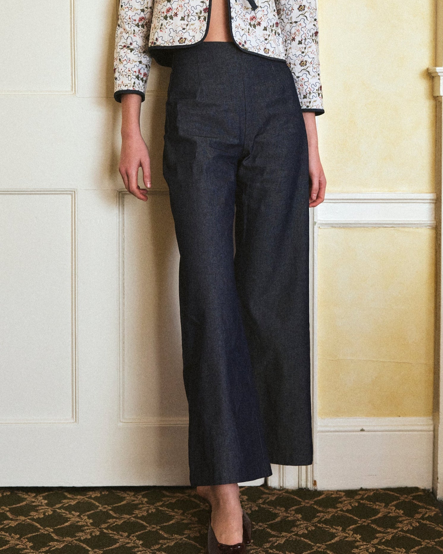 Elise Pant in Denim
