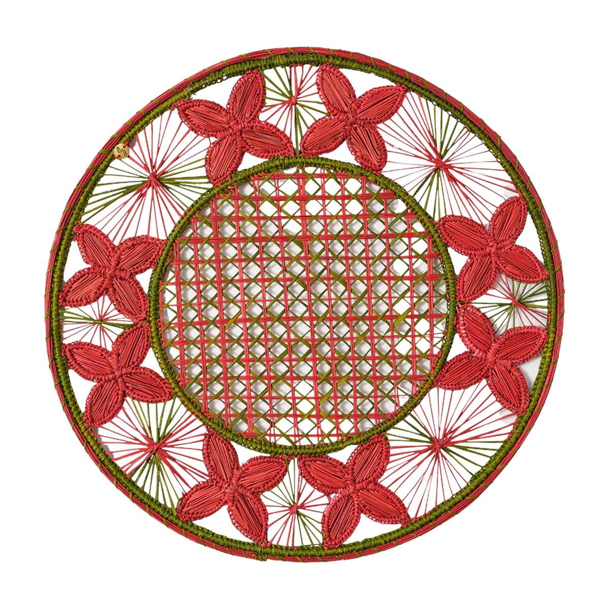 Louloudi Woven Placemat in Burgundy