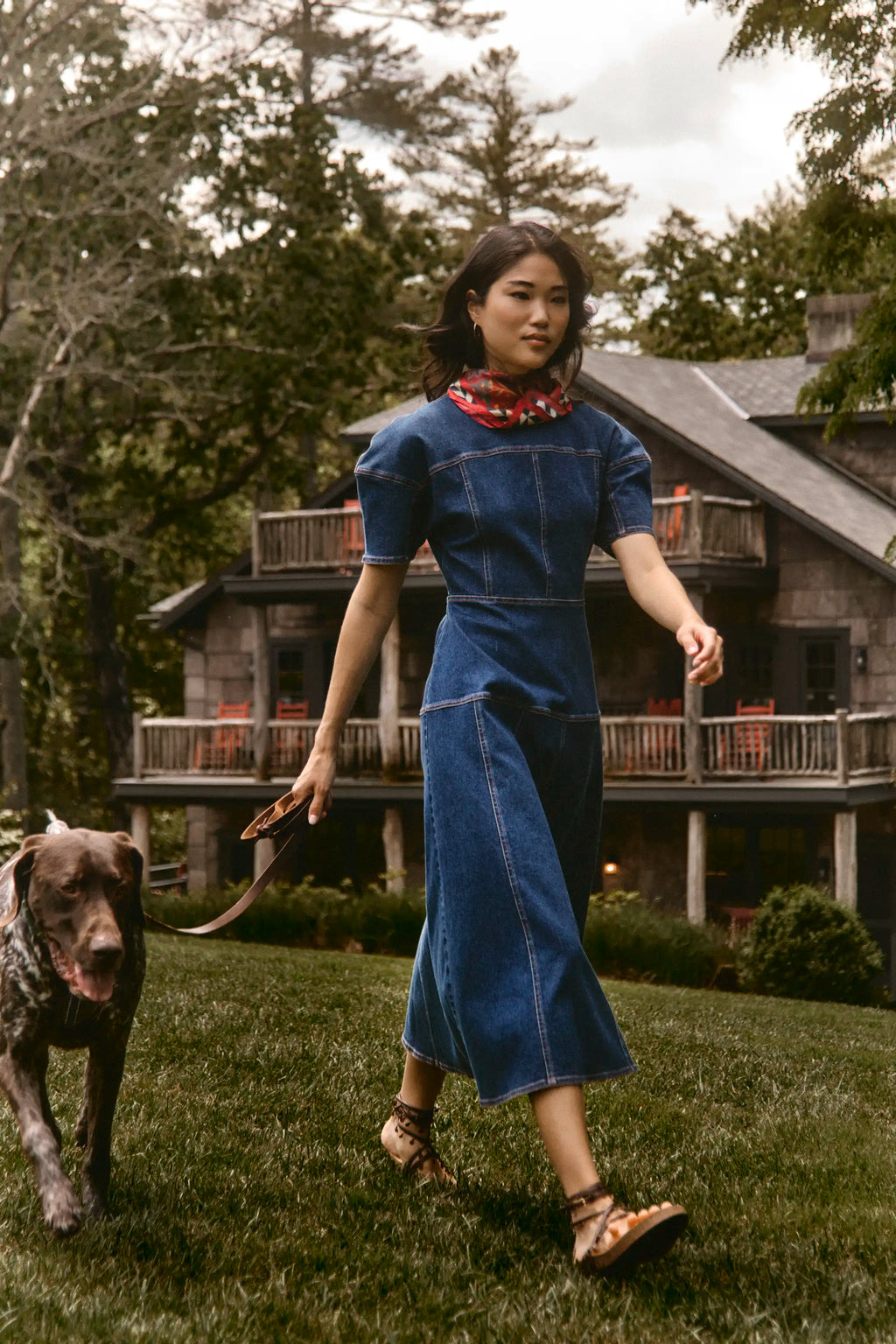 Loving Dress in Blue Ridge Denim