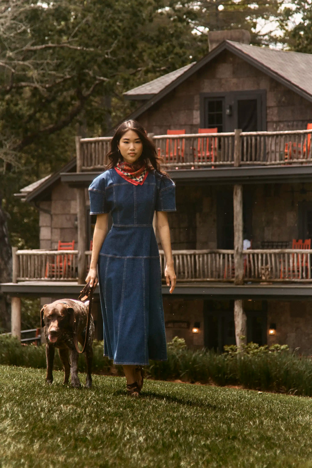 Loving Dress in Blue Ridge Denim