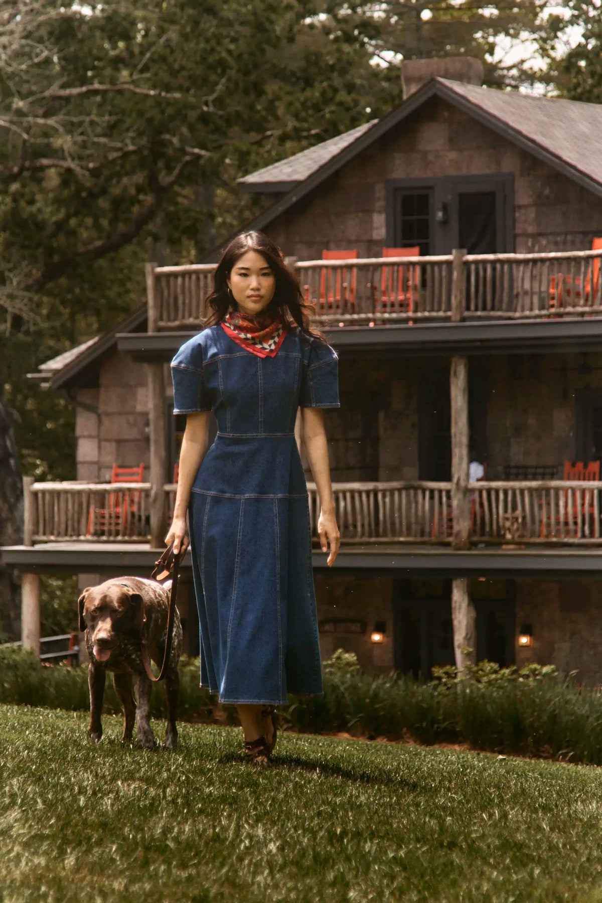Loving Dress in Blue Ridge Denim