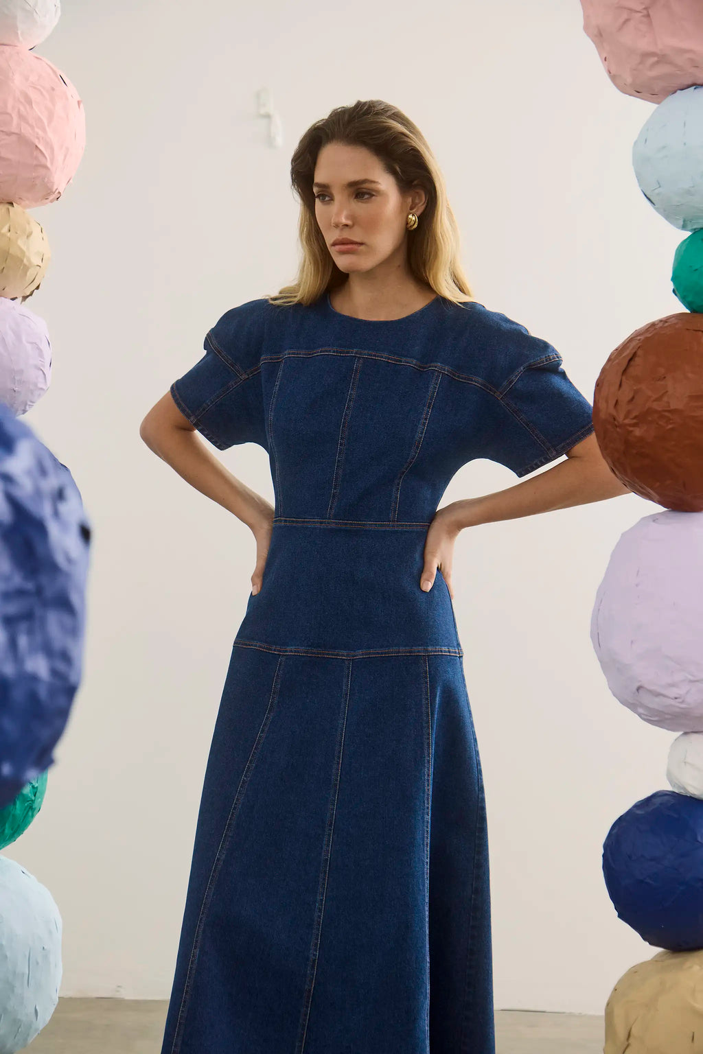 Loving Dress in Blue Ridge Denim