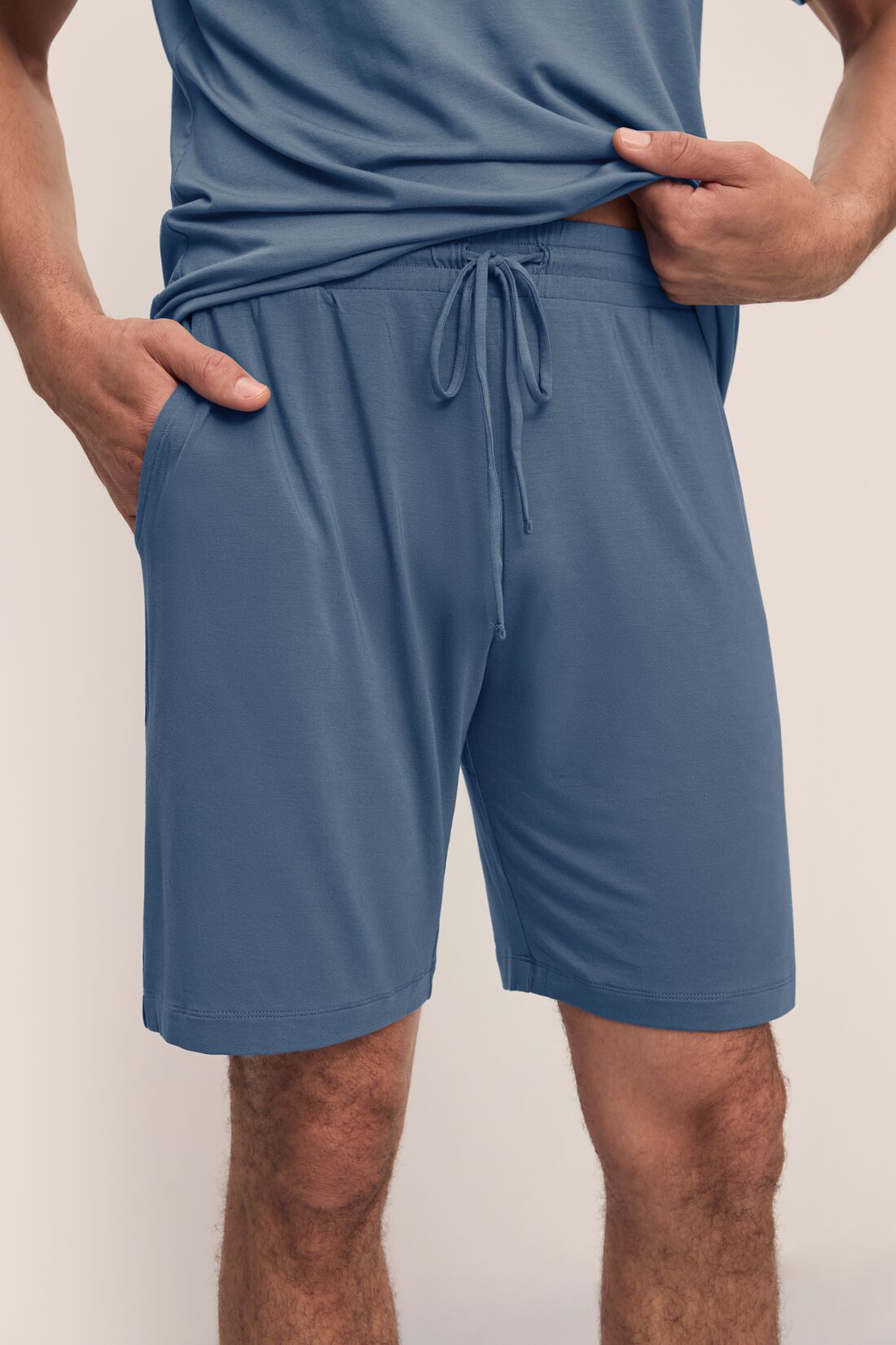 Henry The Tencel Modal Short Pj Set In Coastal Blue