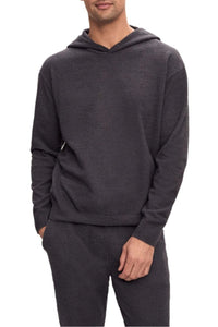 Recycled Boucle Men’s Hoodie In Graphite