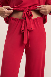 Gisele Slouchy Set In Haute Red/Haute Red