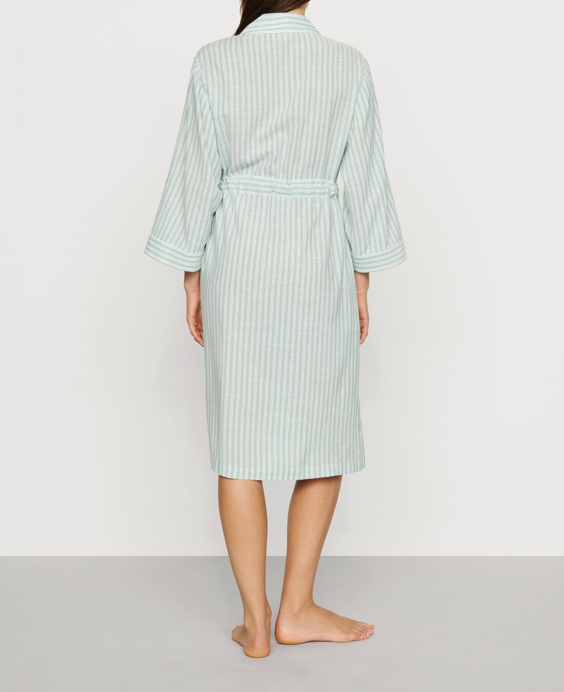 Nautico Robe in Regatta Stripe Seagrass/White