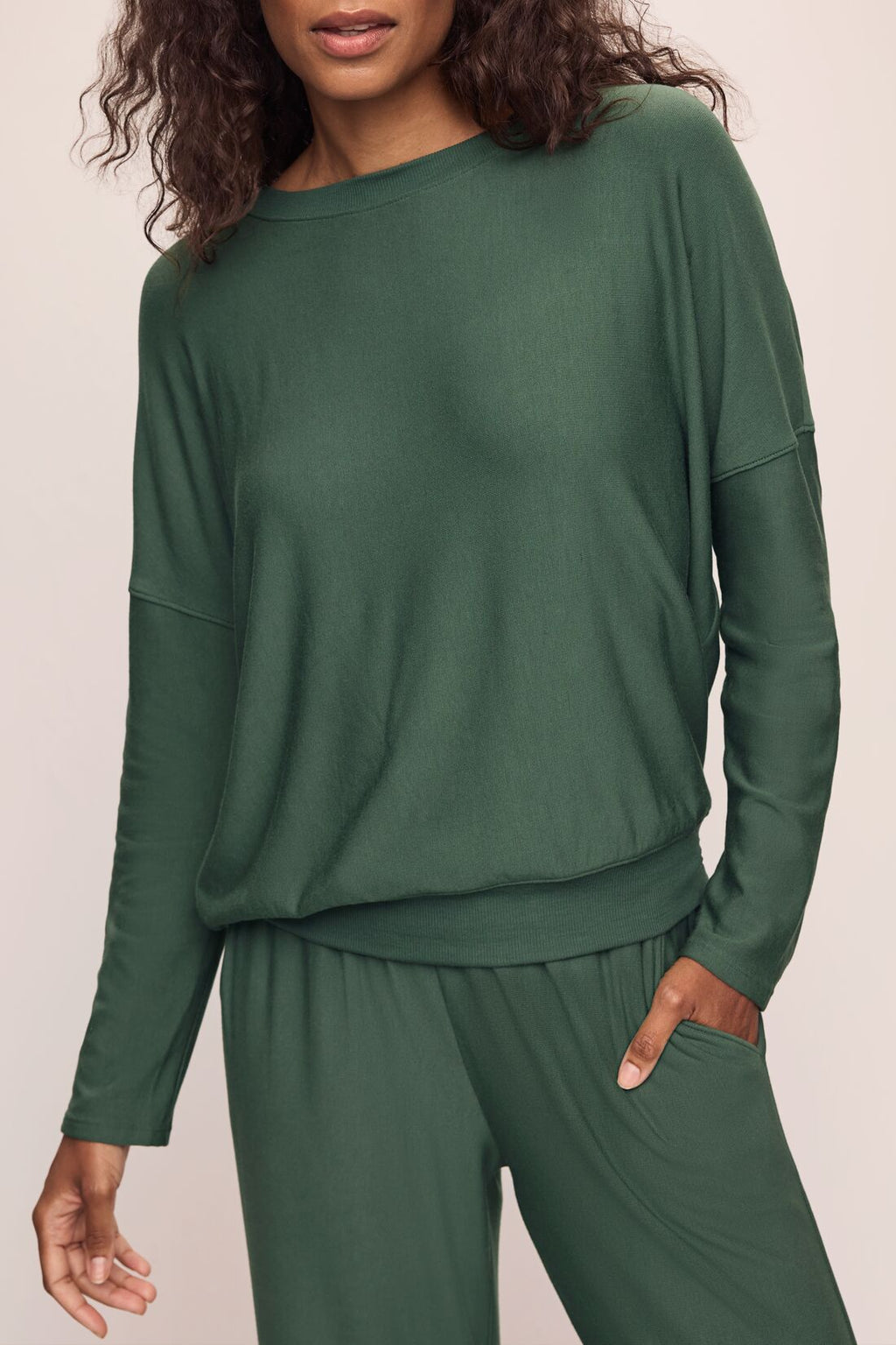 Softest Sweats Pullover In Spruce