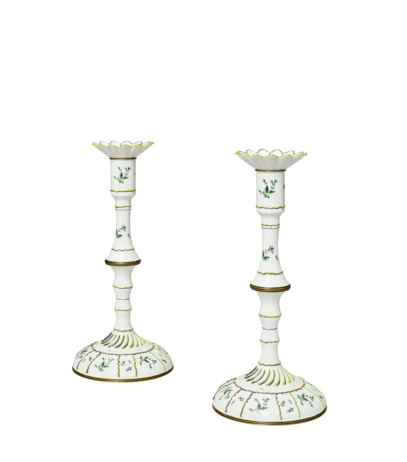 Jolie Fleur Candlestick, Set of 2