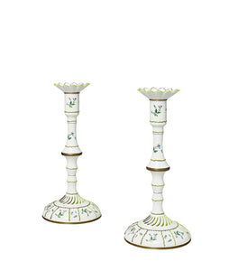 Jolie Fleur Candlestick, Set of 2