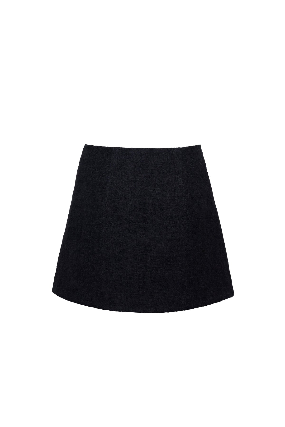 Luca Mini Skirt in Cloud Tweed Black