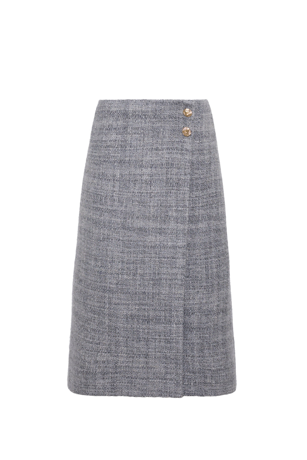 Luca Skirt in Elio Tweed Grey
