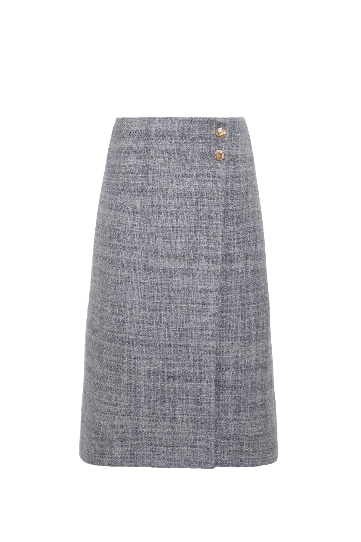 Luca Skirt in Elio Tweed Grey