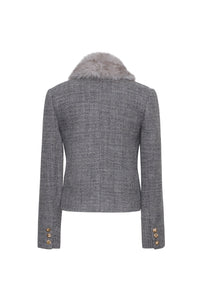Lucas Blazer in Elio Tweed Grey