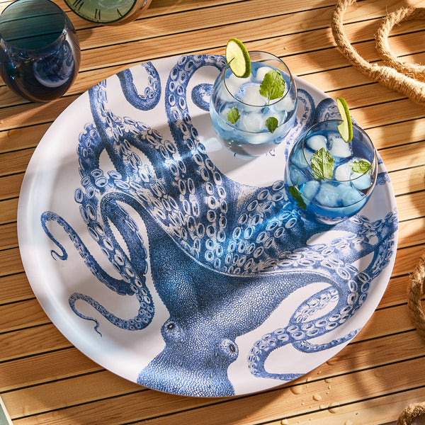 Lucy Large Round Birchwood Tray | Over The Moon