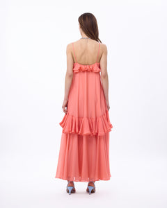 Lucy Dress in Guava