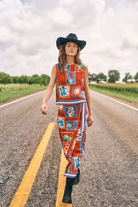 Paloma Wrap Skirt in Santa Fe