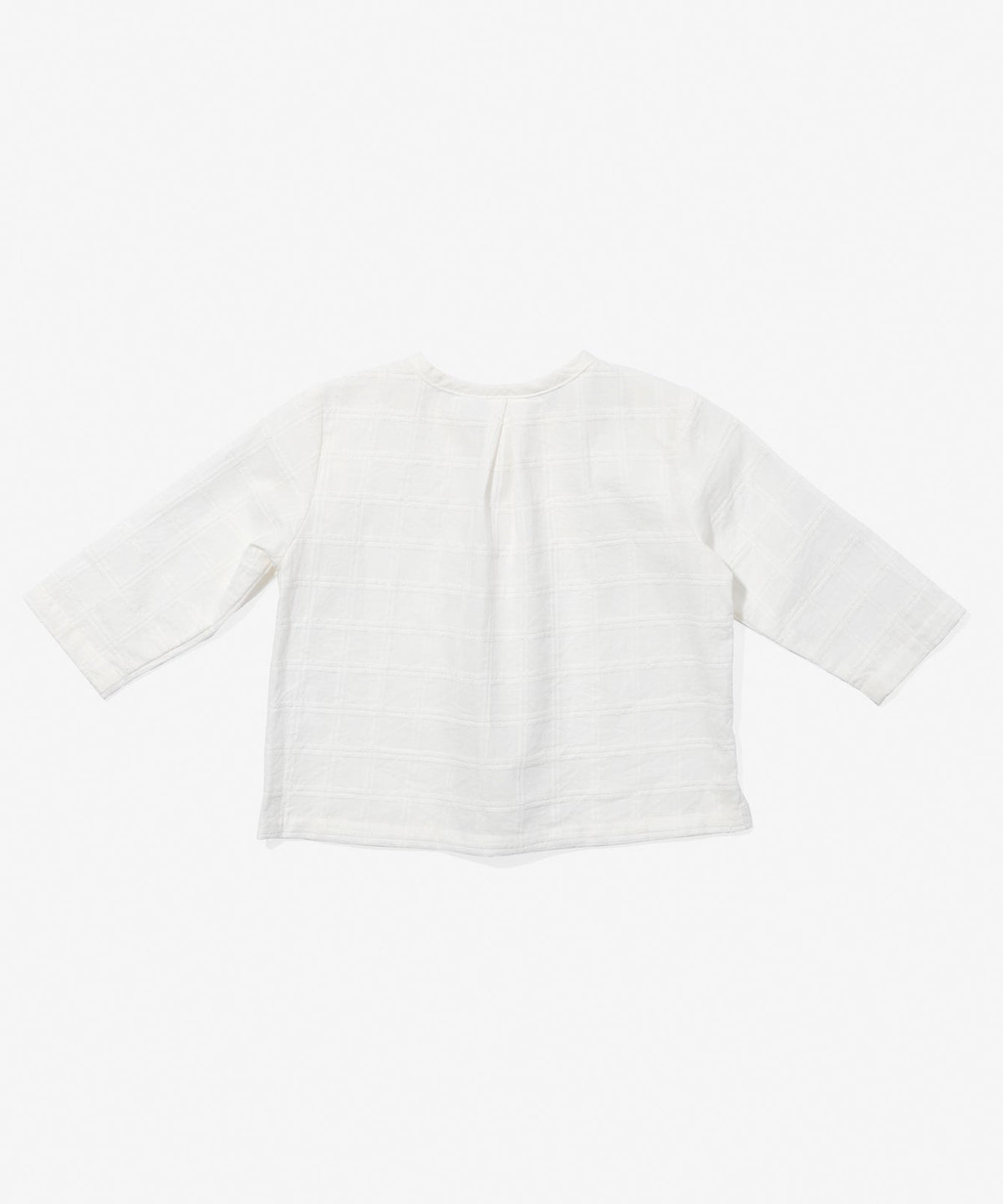 Lupo Baby Shirt, Cream Windowpane