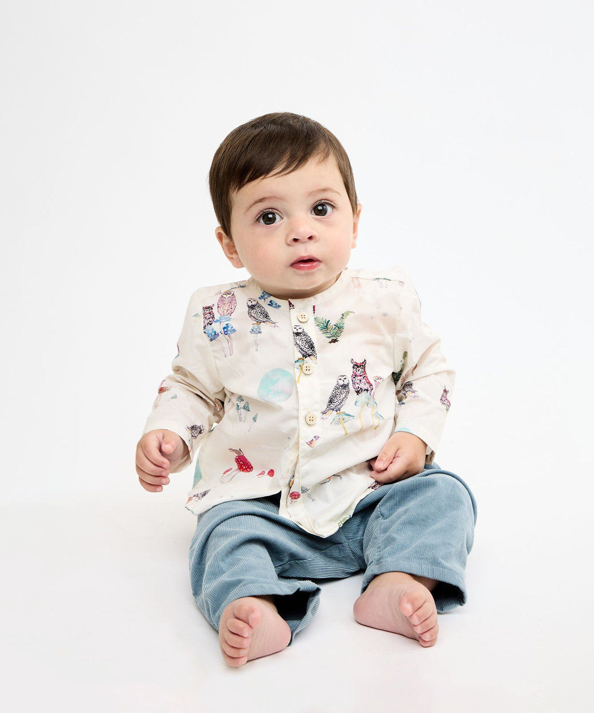 Lupo Baby Shirt in Forest Friends