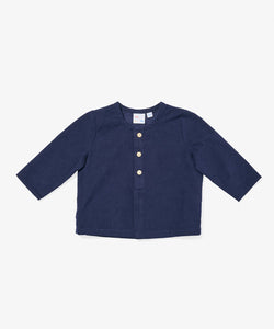 Lupo Baby Shirt in Navy Corduroy