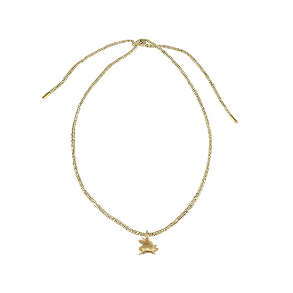 The Starter Cluster Lurex Cord Necklace