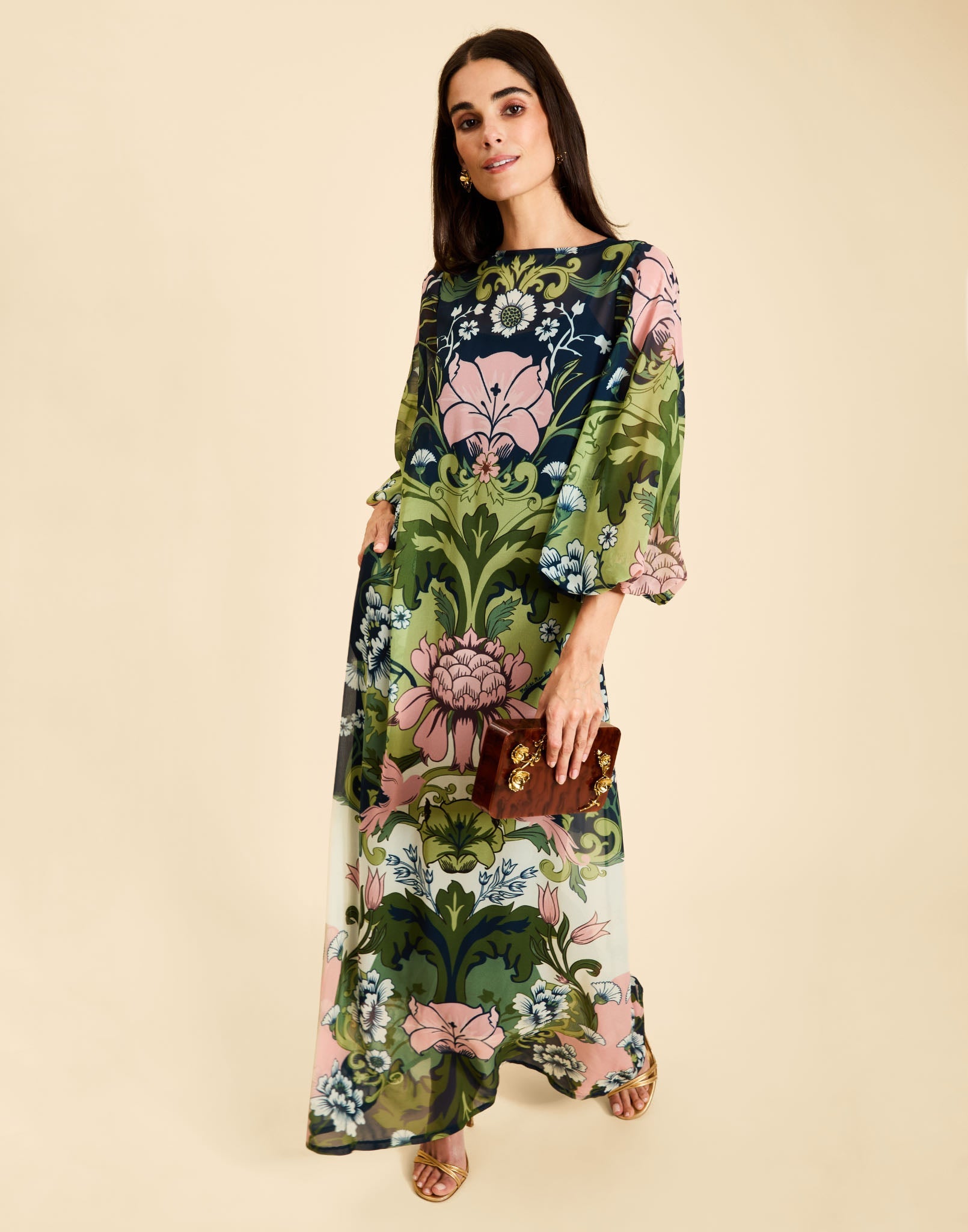 Luzon Gown in Eventide Gardens