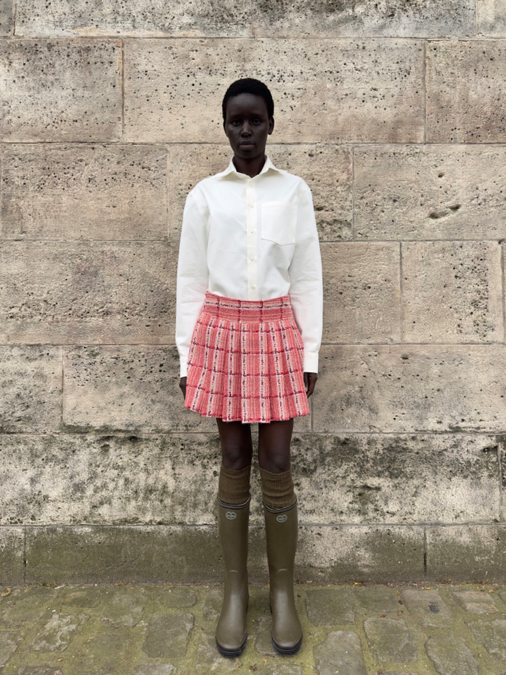 Lydia Skirt in Rouge Étoile