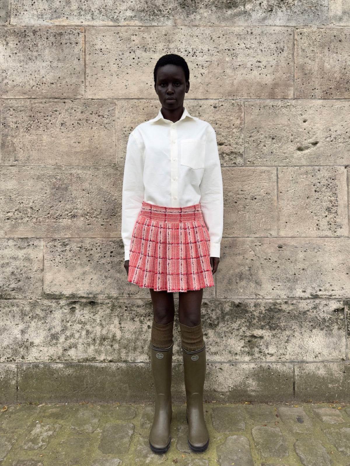 Lydia Skirt in Rouge Étoile