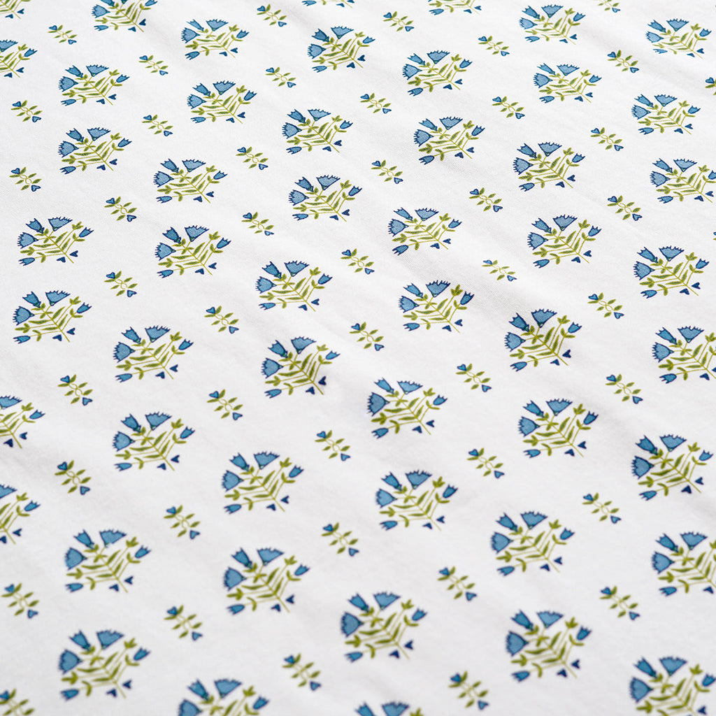 Posy Floral Block Print Zip Baby Onesie