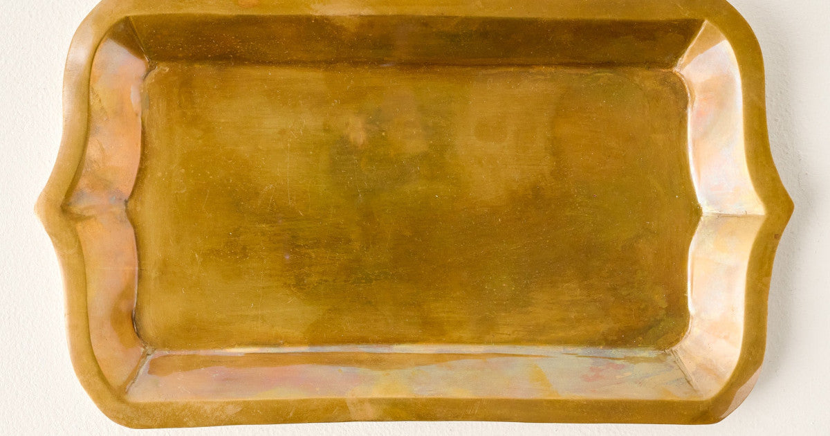 Brass Scallop Tray