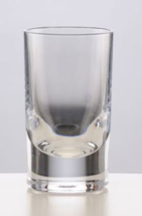 Front view of Scotch acrylic tumbler and whiskey acrylic highball showcasing clear acrylic design with a light background