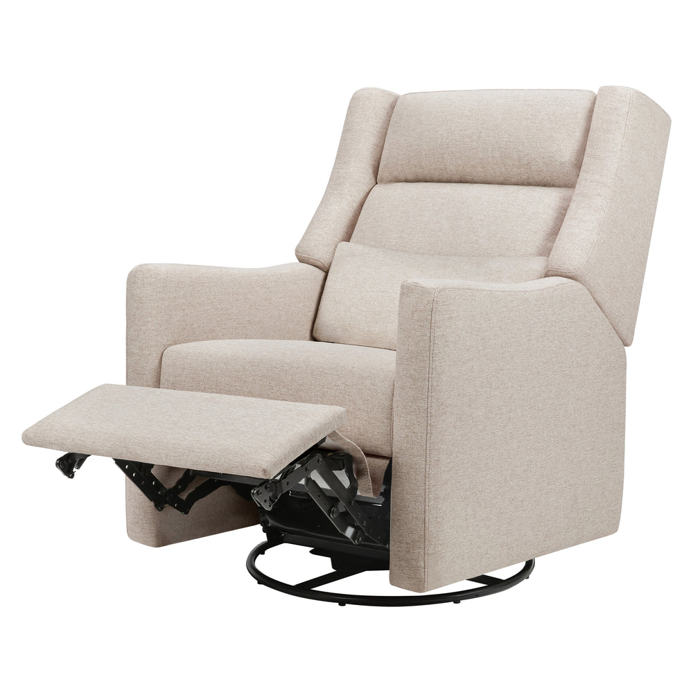 Kiwi Plus Power Recliner and Swivel Glider with Power Adjustable Headrest and USB Port in Performance Beach Eco-Weave