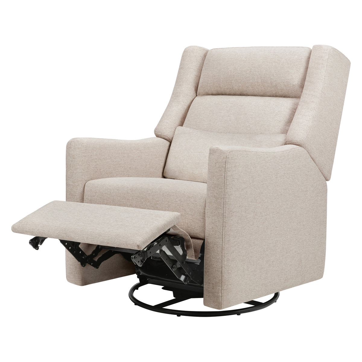 Kiwi Plus Power Recliner and Swivel Glider with Power Adjustable Headrest and USB Port in Performance Beach Eco-Weave
