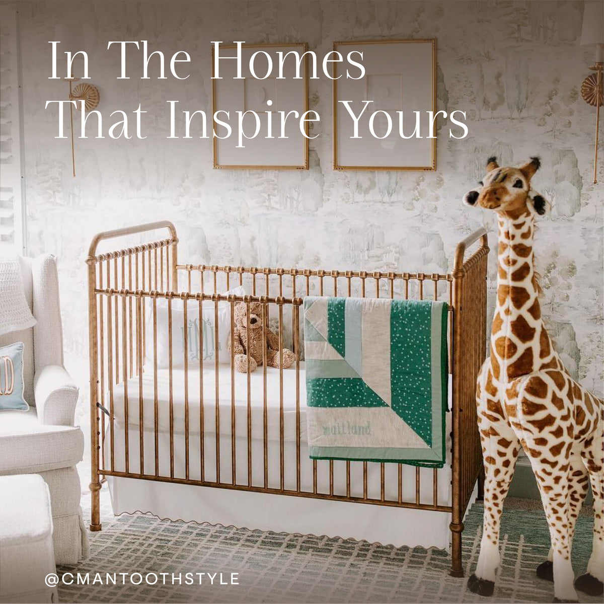 Abigail 3-in-1 Convertible Crib in Vintage Gold