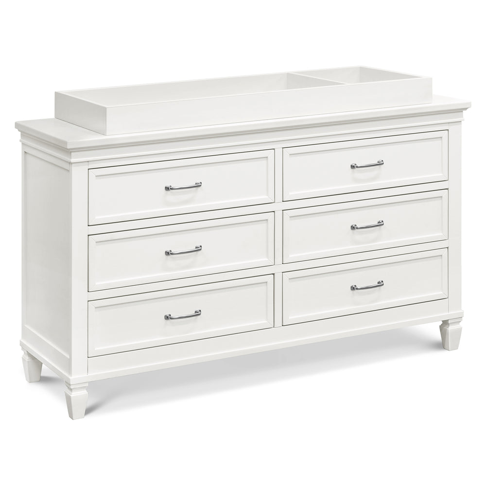 Darlington 6-Drawer Assembled Dresser in Warm White
