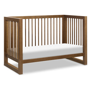 Nantucket 3-in-1 Convertible Crib with Toddler Bed Conversion Kit in Natural Walnut