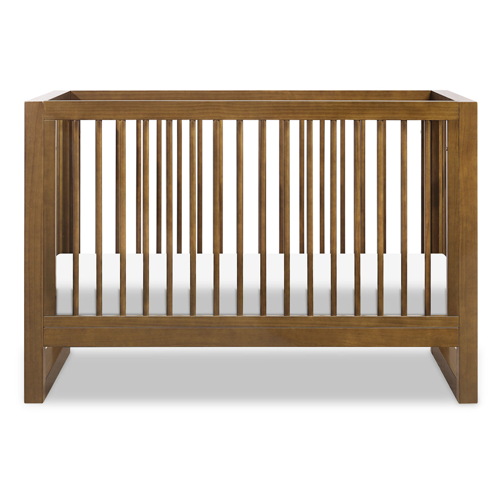 Nantucket 3-in-1 Convertible Crib with Toddler Bed Conversion Kit in Natural Walnut