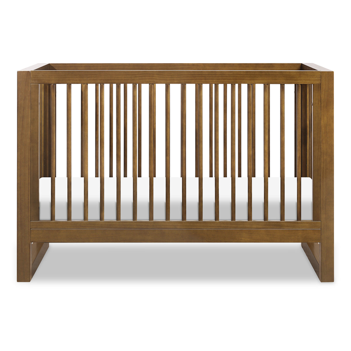 Nantucket 3-in-1 Convertible Crib with Toddler Bed Conversion Kit in Natural Walnut