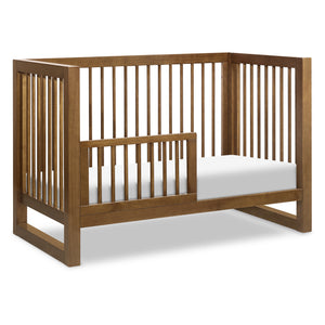 Nantucket 3-in-1 Convertible Crib with Toddler Bed Conversion Kit in Natural Walnut