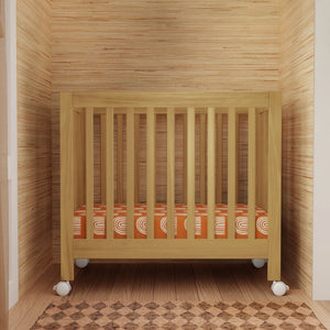 Origami Mini Crib in Honey